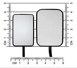 Figure 2 - Size 2 and Size 1 sensor dimensions